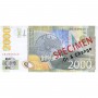 Billet de 2000 Dinars, RSD, Serbie