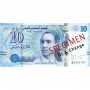 Billet de 10 Dinars, TND, Tunisie